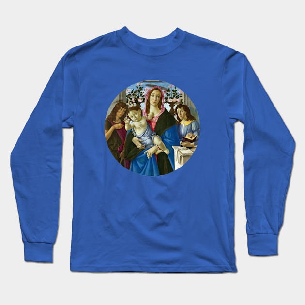 Botticelli Madonna and Child Long Sleeve T-Shirt by terrybain